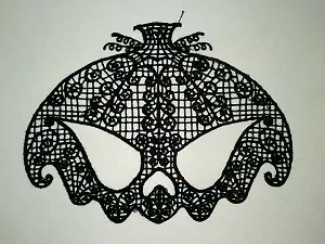 маска мереживна