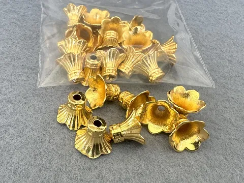 Шапочка металлическая для бусин