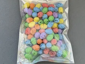 Пінопластові яйця - 1,5*1,8см -100шт