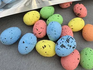 Пінопластові яйця - 1,5*1,8см -100шт