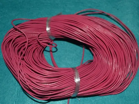Кожаный шнур-10метров