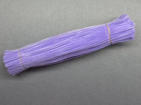 Синельний дріт 1 уп (90 шт) - Класичний Лавандовий