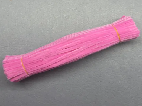 Синельний дріт 1 уп (90 шт) - Рожевий