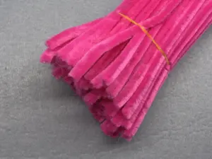 Синельний дріт 1 уп (90 шт) - Яскраво рожевий