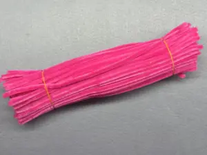 Синельний дріт 1 уп (90 шт) - Яскраво рожевий