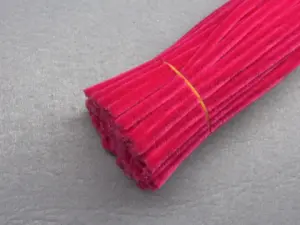 Синельний дріт 1 уп (90 шт) - Фуксія