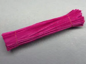 Синельний дріт 1 уп (90 шт) - Малиновий