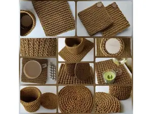 Бавовняний шнур, Бордовий, 4мм, 100 метрів.