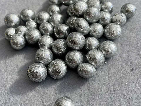 Шарики пенопластовые с глиттером