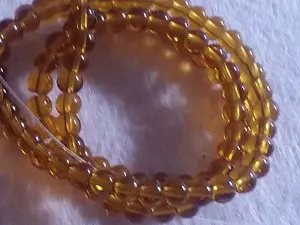 Бусины стекло-6мм