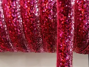 Стрічка велюрова люрекс