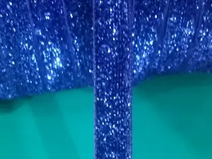 Лента велюровая люрекс
