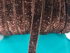 Лента велюровая люрекс