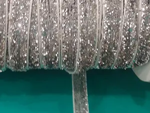 Лента велюровая люрекс
