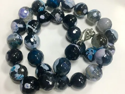 Агат гранённый