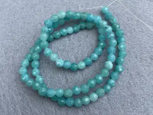 Аквамарин гранённый -4мм