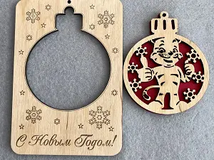 Подвеска из фанеры
