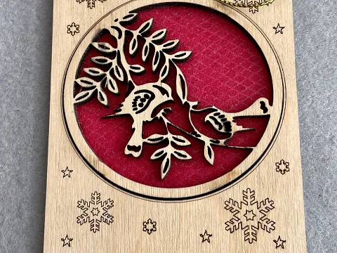 Подвеска из фанеры
