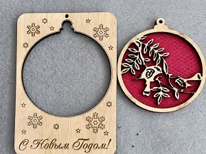 Подвеска из фанеры