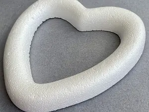 Заготівля з пінопласту-серце 19см