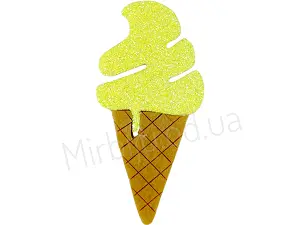 Аплікація з фетру і Фома <Морозиво>