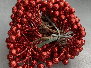 Ягодки калины глиттерные