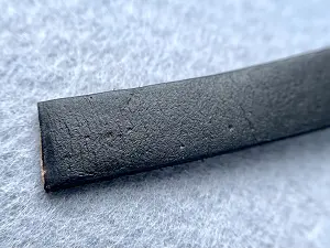 Шкіряний плоский шнур - 10*2мм