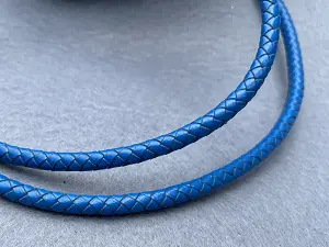 Шкіряний плетений шнур 6мм