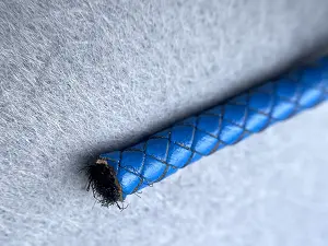 Шкіряний плетений шнур 6мм