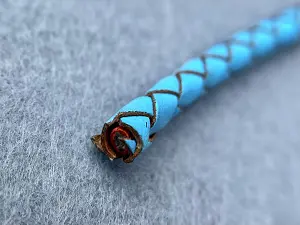 Шкіряний плетений шнур 4мм