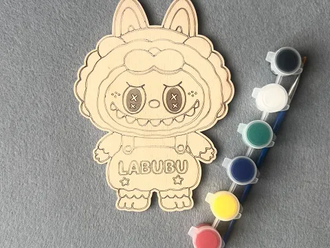 Набор для творчества деревянная раскраска #1