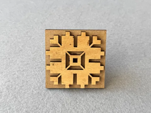 Штамп для забойки №2 – 6,5×6,5см