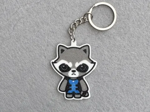 Брелок Енот — 10 шт