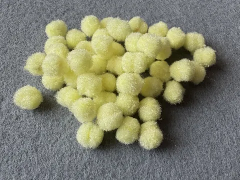 Бусины текстильные - 1см (2000шт)