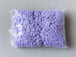 Бусины текстильные - 1см (2000шт)