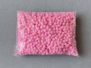 Бусины текстильные - 1см (2000шт)