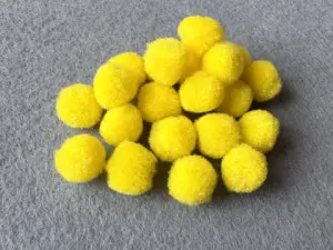 Бусины текстильные - 1.5см (1000шт)