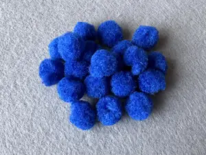 Бусины текстильные - 1.5см (1000шт)