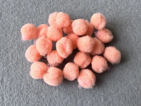 Намистини текстильні - 1.5см (1000шт)