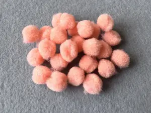 Бусины текстильные - 1.5см (1000шт)