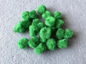 Бусины текстильные - 1.5см (1000шт)