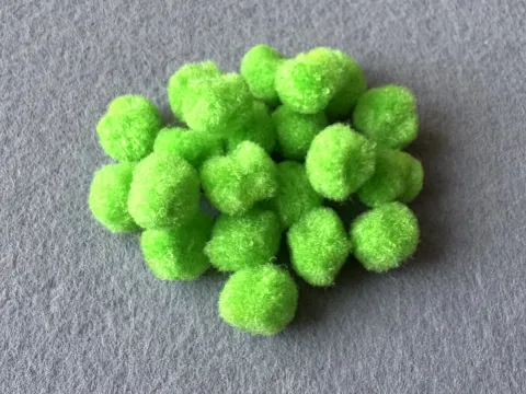 Намистини текстильні - 1.5см (1000шт)