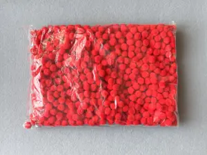 Намистини текстильні - 1.5см (1000шт)