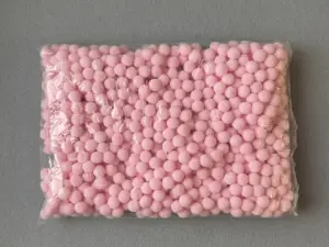 Бусины текстильные люкс - 1.5см (1000шт)