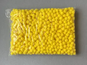 Бусины текстильные люкс - 1.5см (1000шт)