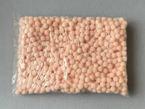 Бусины текстильные люкс - 1.5см (1000шт)