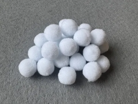 Бусины текстильные люкс - 1.5см (1000шт)