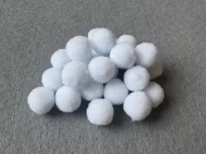 Намистини текстильні люкс - 1.5см (1000шт)