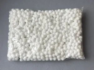 Бусины текстильные люкс - 1.5см (1000шт)