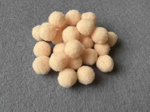 Бусины текстильные люкс - 1.5см (1000шт)